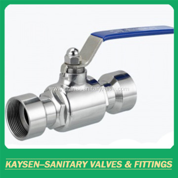DIN Sanitary Two Way Ball Valve Male End